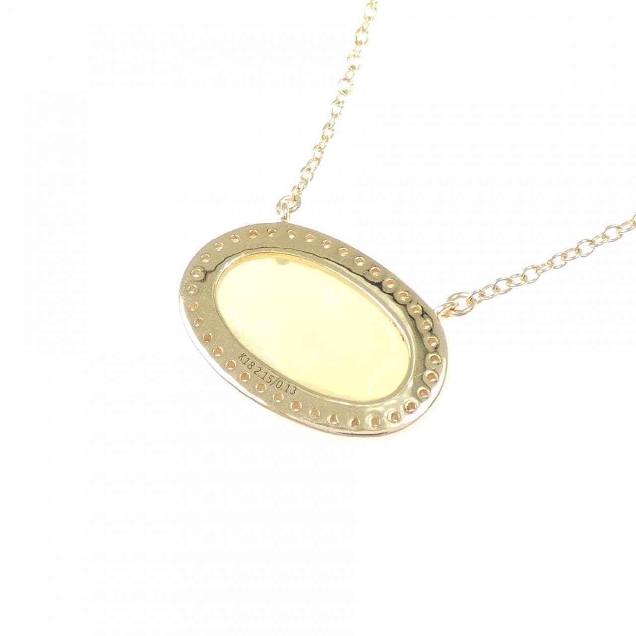 【新品】K18YG オパール ネックレス 2.15CT