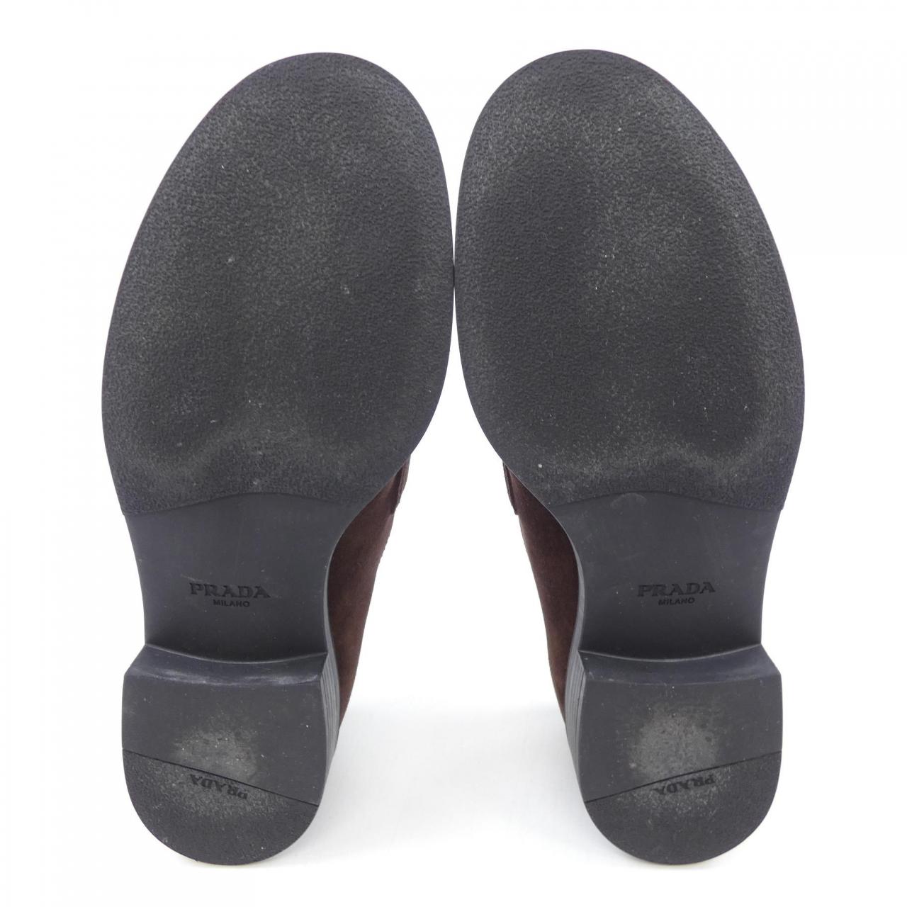 プラダ PRADA スエードローファー　トライアングルロゴ 1D329N シューズ