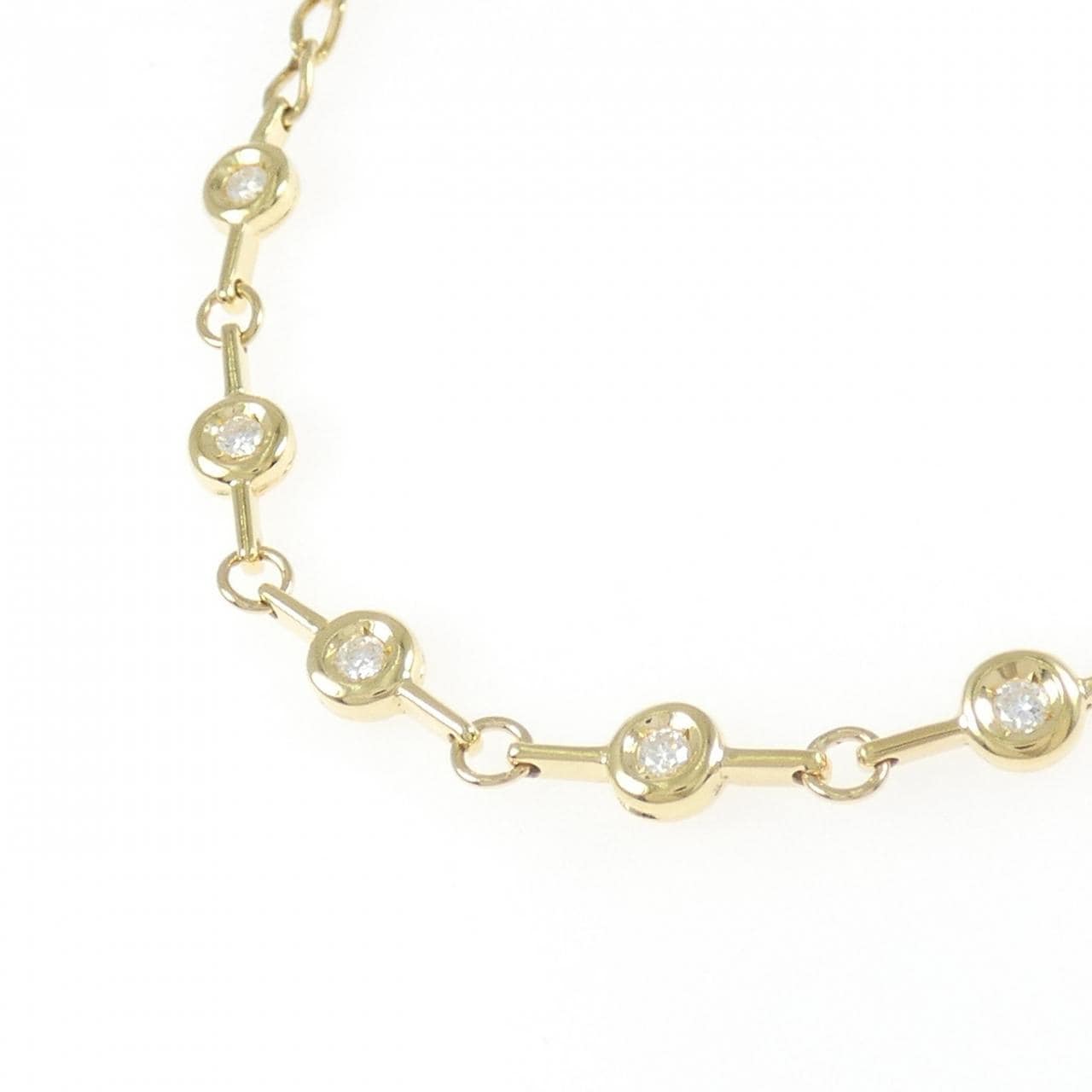 K18YG ダイヤモンド ネックレス 0.25CT