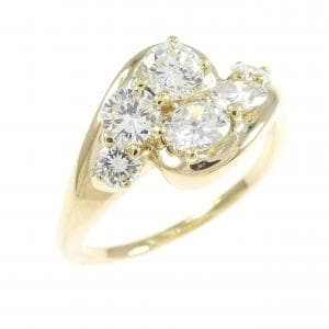 K18YG ダイヤモンド リング 0.94CT