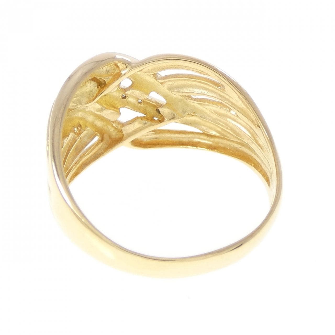 K18YG ダイヤモンド リング 0.03CT