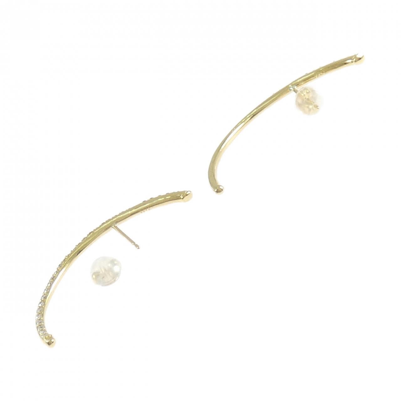 K18YG ダイヤモンド ピアス 0.50CT