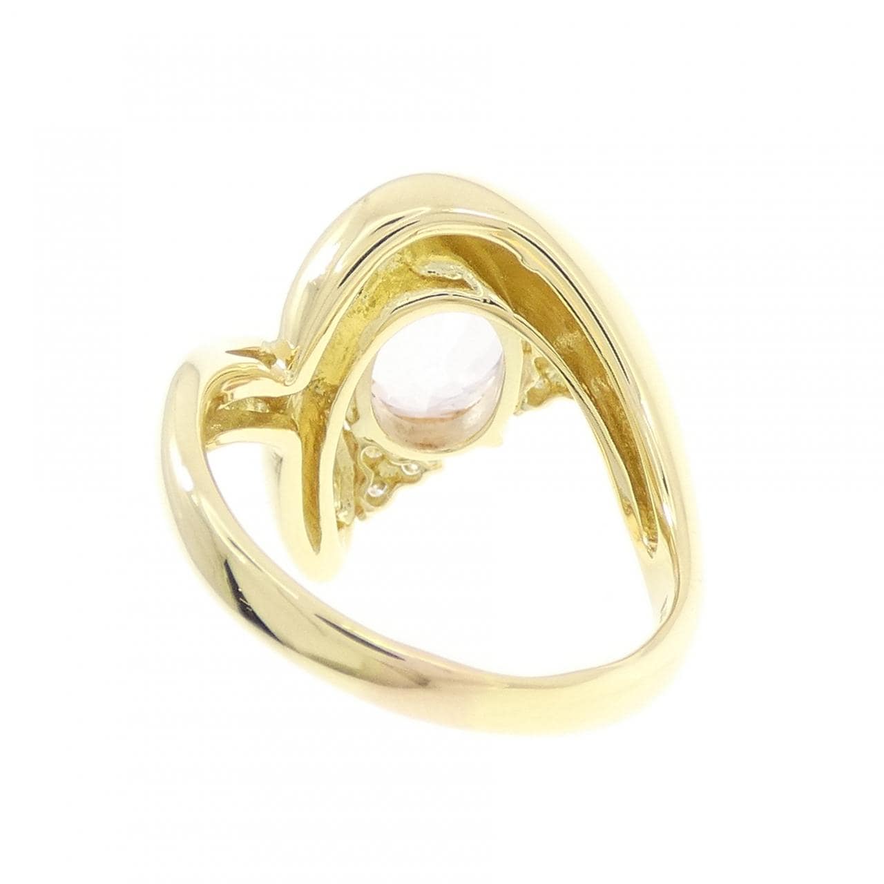 K18YG クンツァイト リング 3.48CT