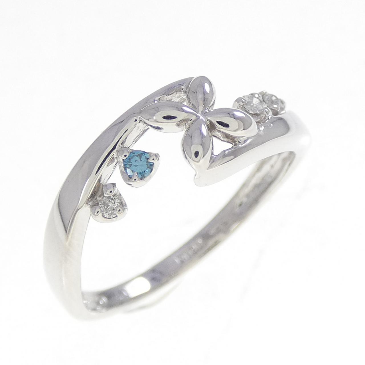 K18WG ダイヤモンド リング 0.07CT