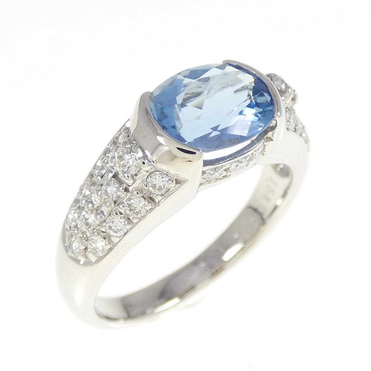 PT900 アクアマリン リング 1.54CT