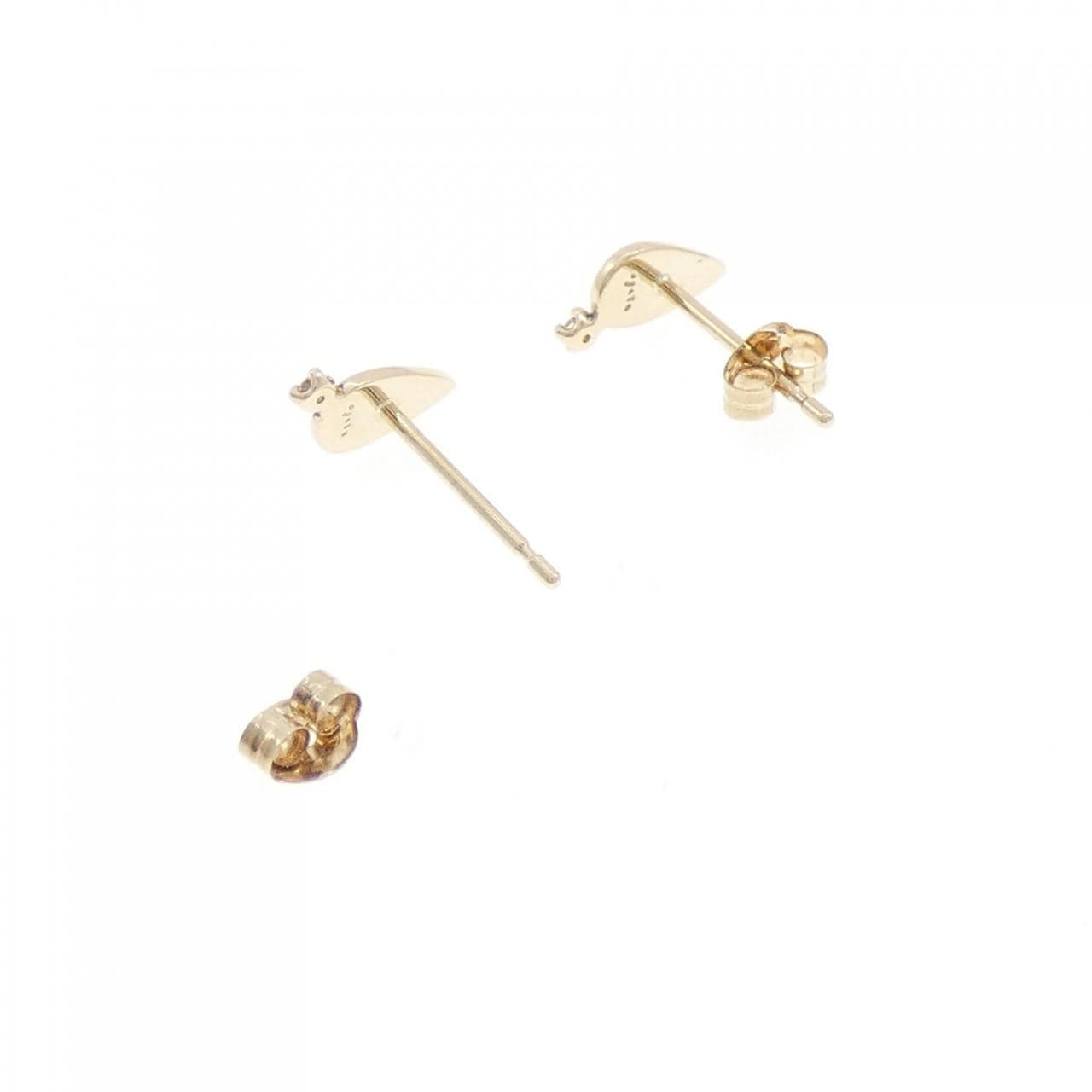 アガット ダイヤモンド ピアス