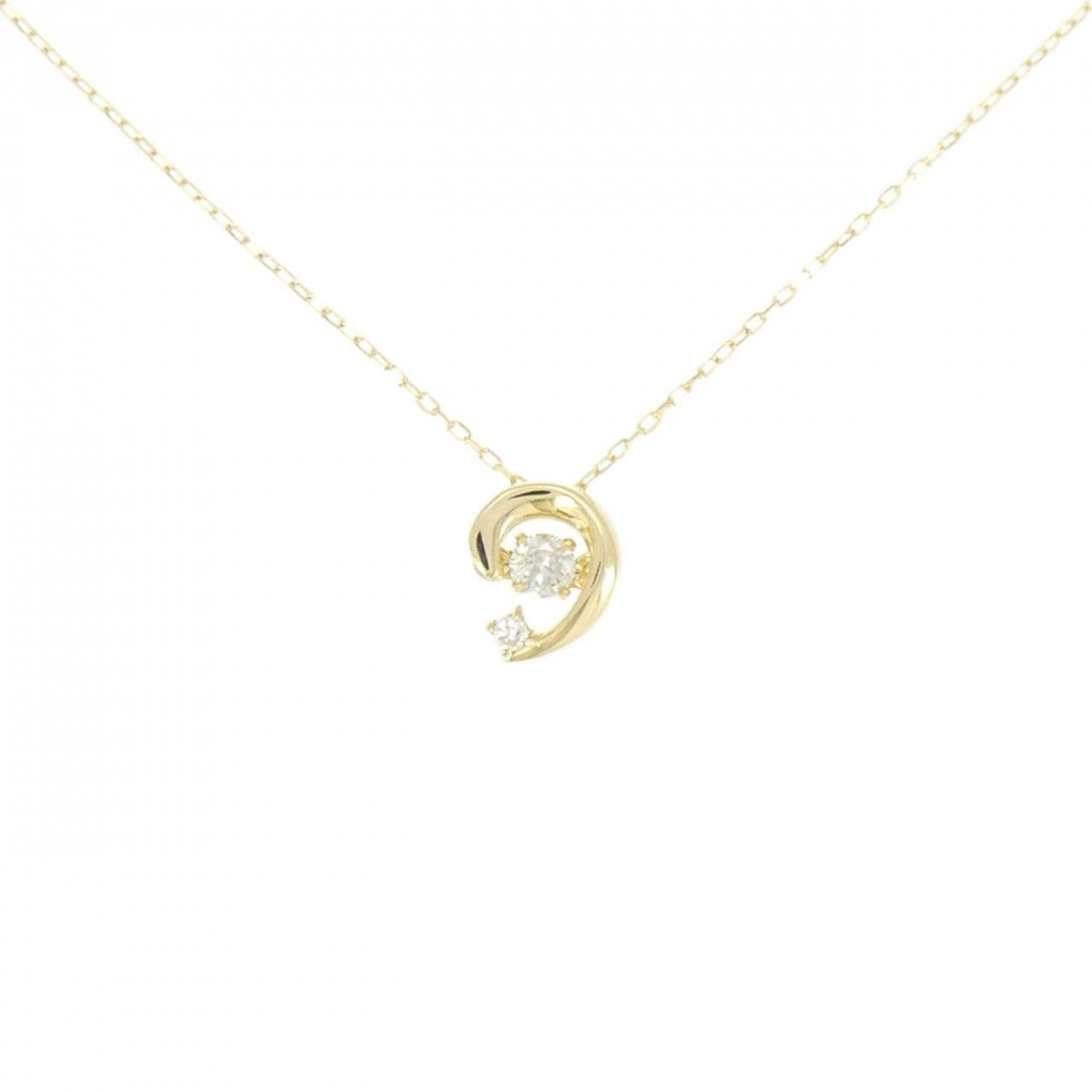 K18YG ダイヤモンド ネックレス 0.05CT