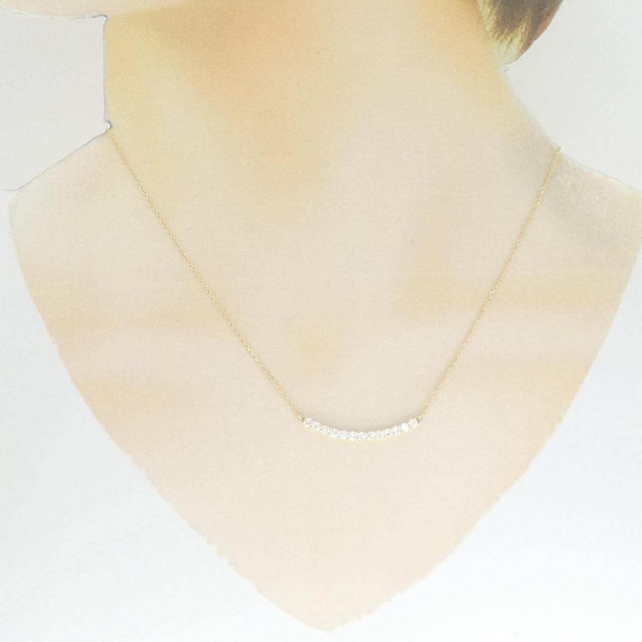 【新品】K18YG ダイヤモンド ネックレス 0.500CT