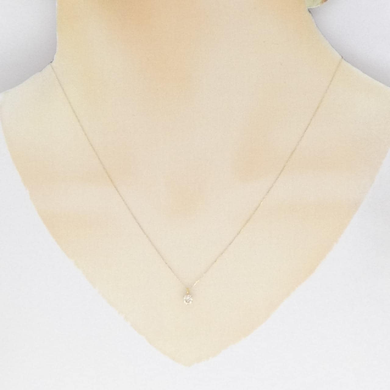 [BRAND NEW] K18YG Diamond Necklace 0.23CT