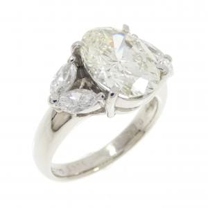 PT900 ダイヤモンド リング 3.339CT M SI1 オーバルカット