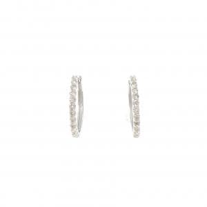 K18WG ダイヤモンド ピアス 0.34CT