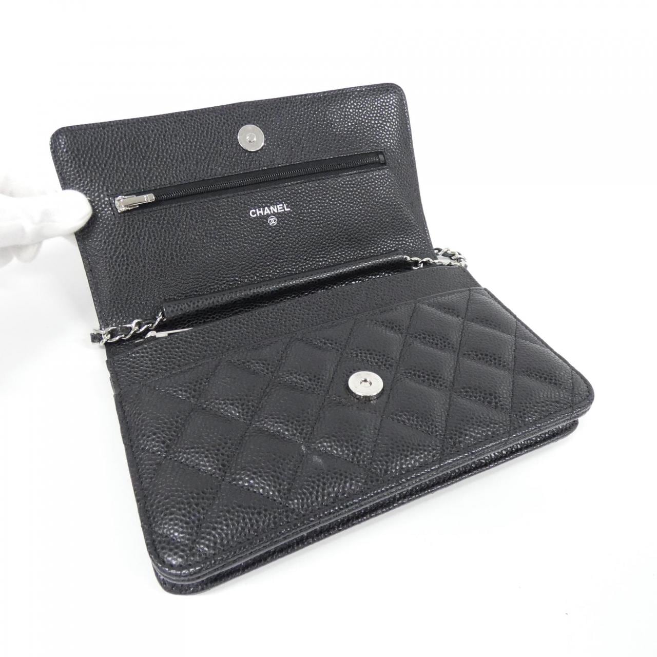 シャネル タイムレスクラシック ライン AP0250 チェーンウォレット