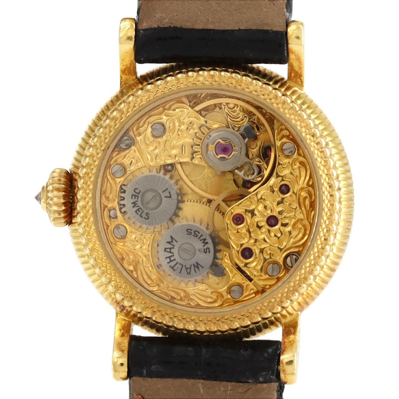 【ノーメンテナンス還元価格】ウォルサム ラウンドケース YG YG 手巻