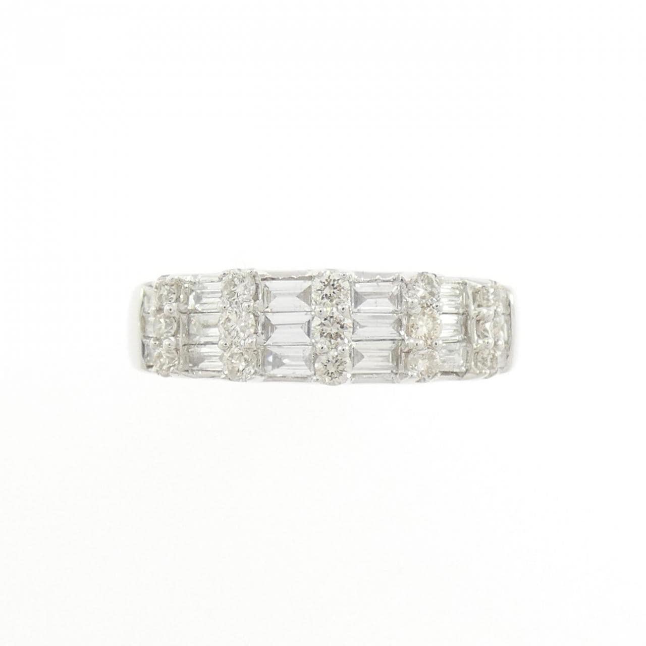 K18WG ダイヤモンド リング 0.66CT