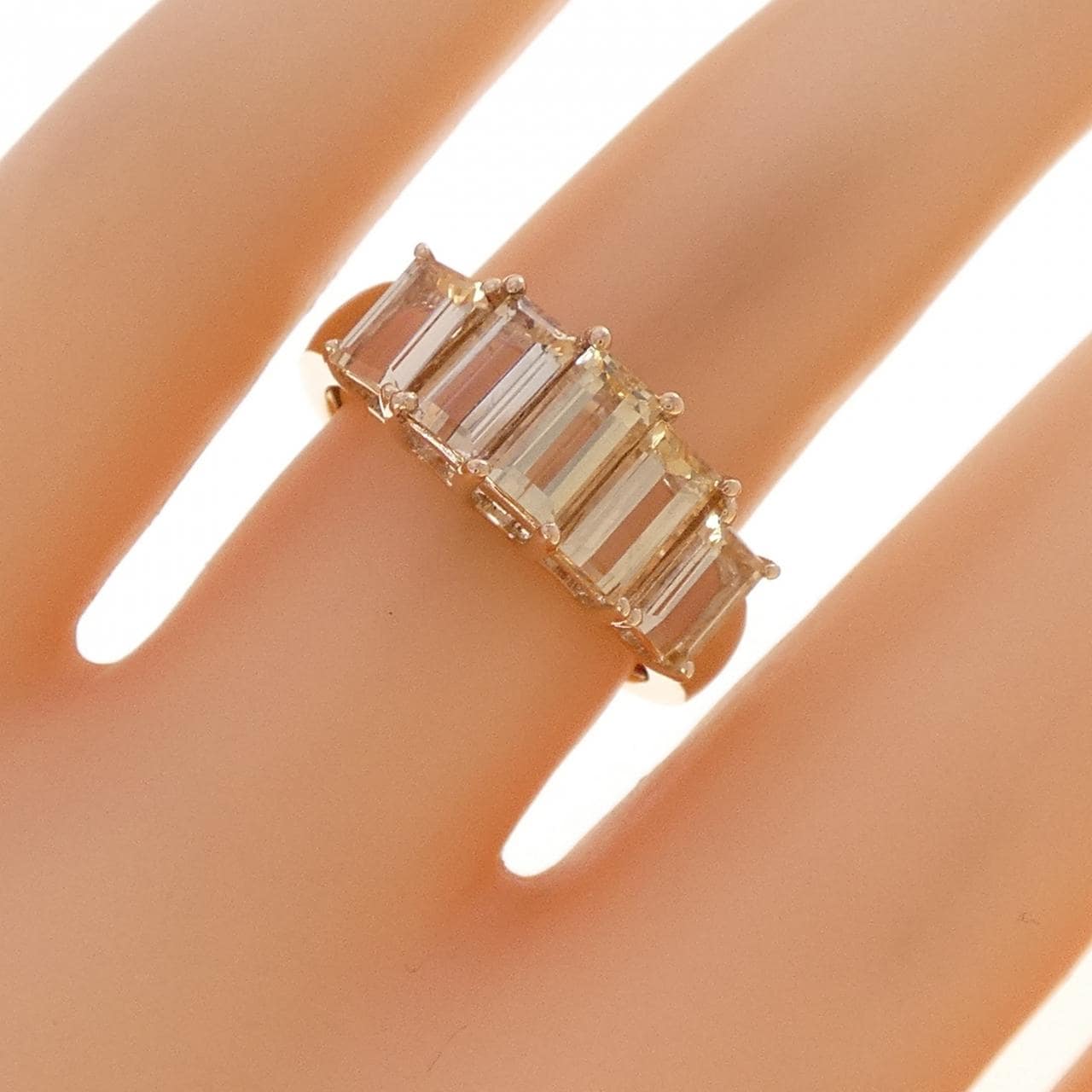K18PG インペリアルトパーズ リング 1.80CT
