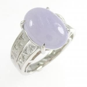 PT900 ラベンダーヒスイ リング 5.534CT