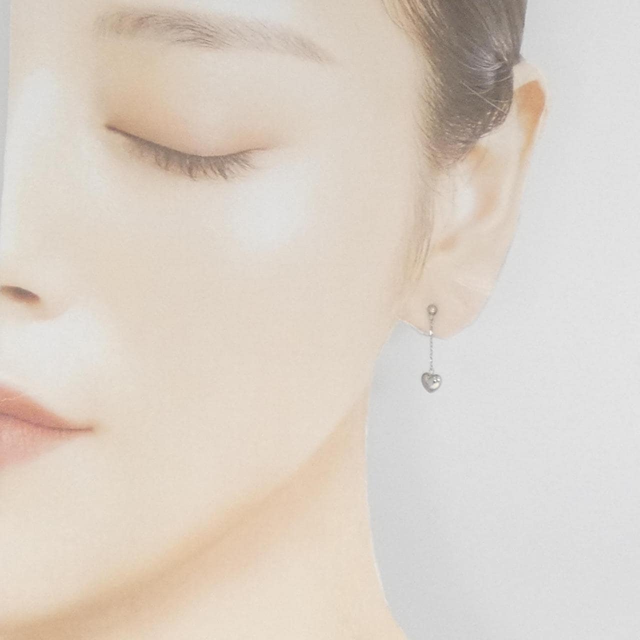 PT900 Heart Earrings
