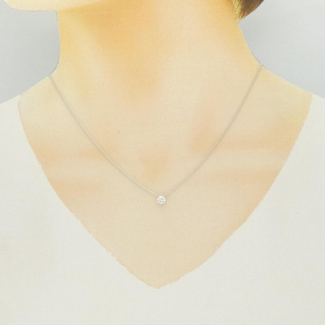 ヴァンドーム ダイヤモンド ネックレス 0.27CT
