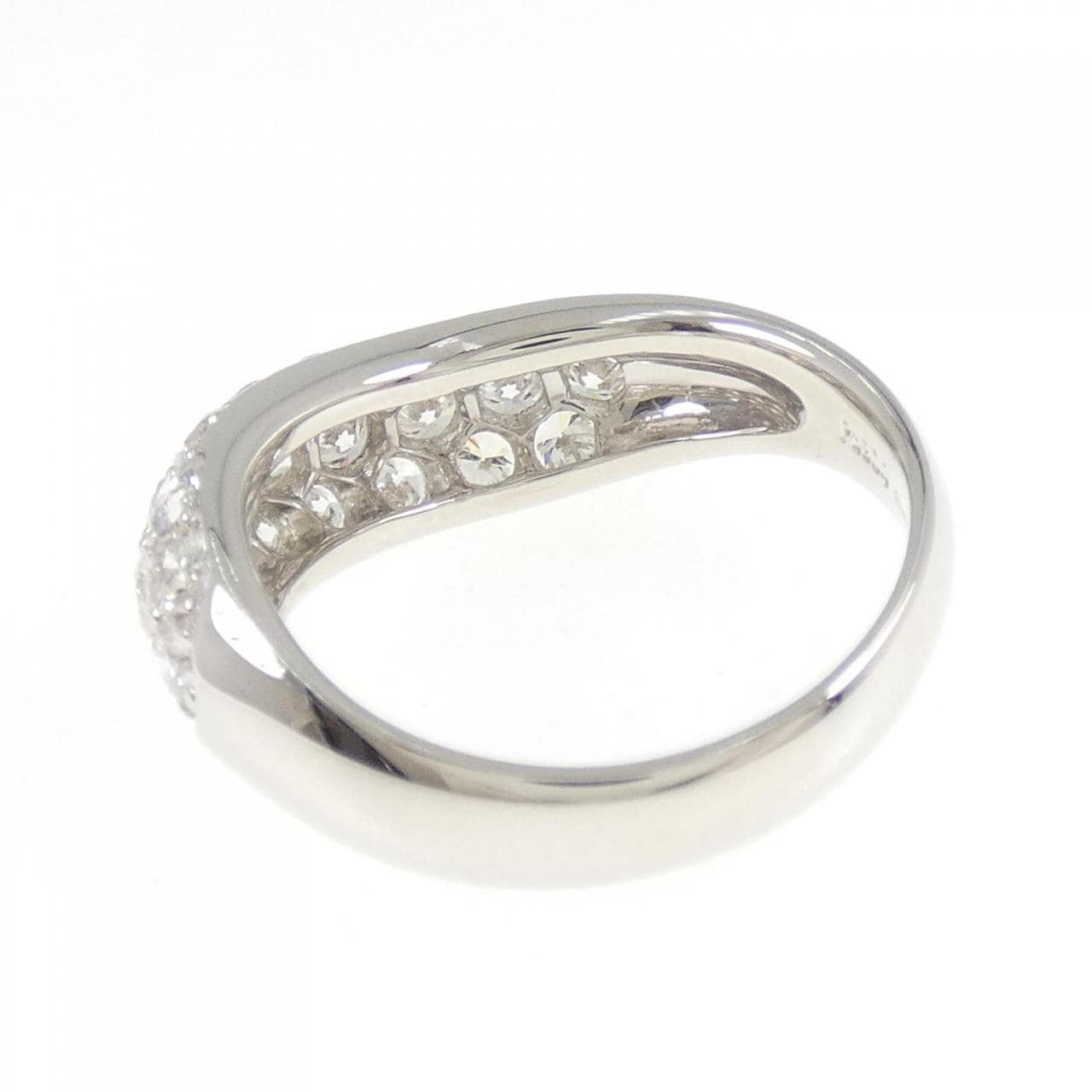 PT900 パヴェ ダイヤモンド リング 1.525CT
