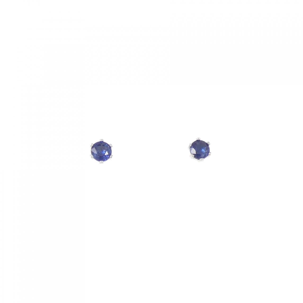 PT900 サファイヤ ピアス 0.22CT