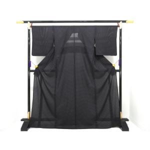 【新品】単衣　絽小紋