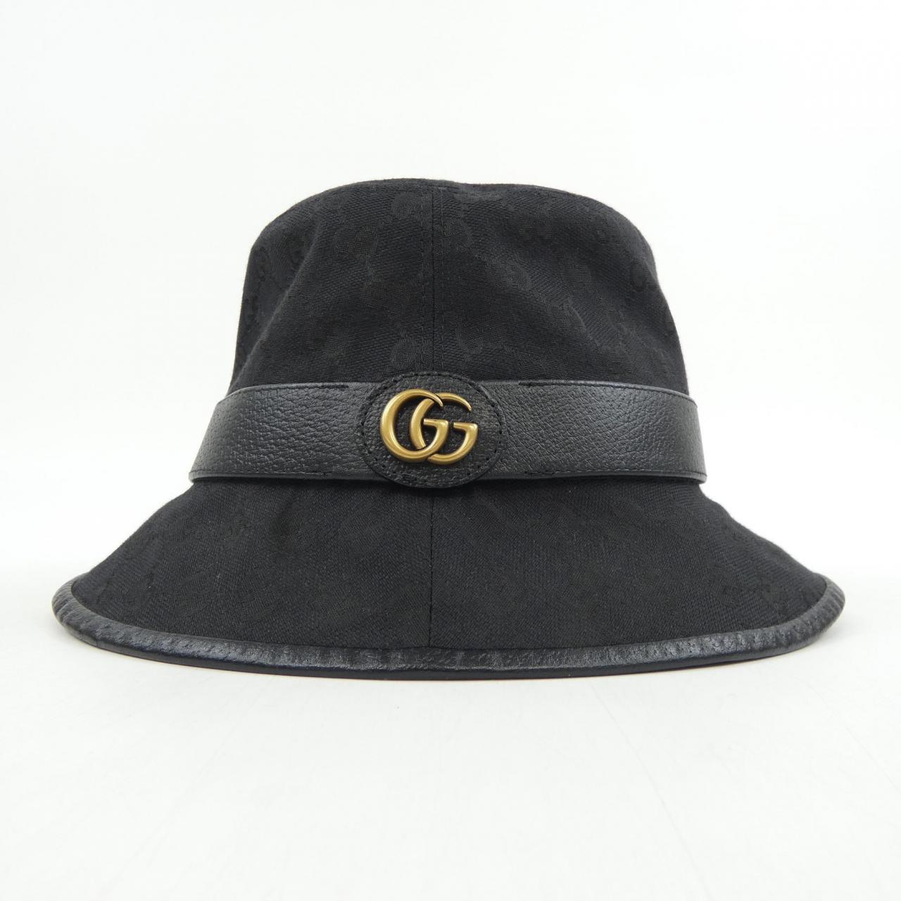 グッチ GUCCI ダブルG付き GGキャンバス バケットハット 576587 4HG53 ハット