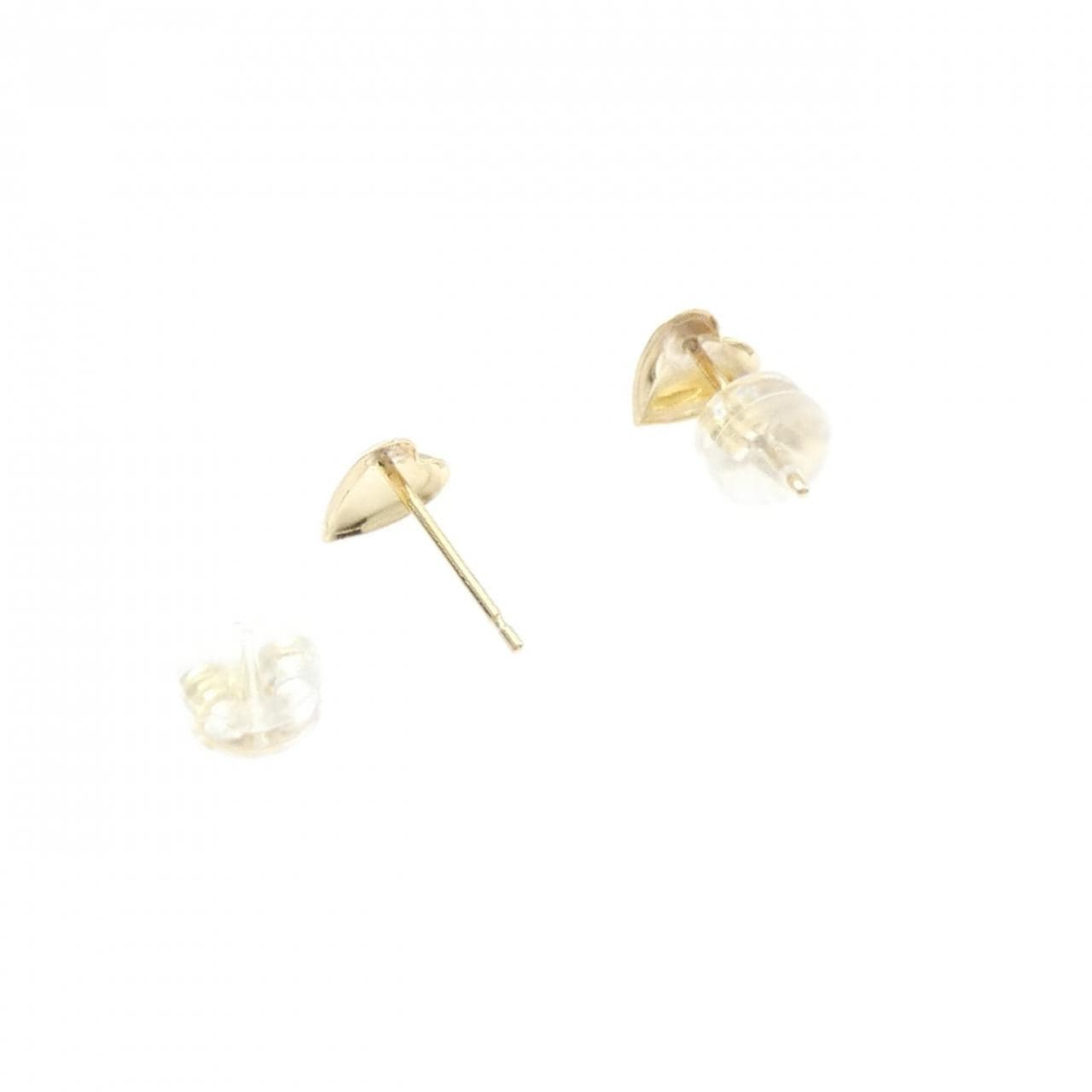 K18YG ハート ピアス