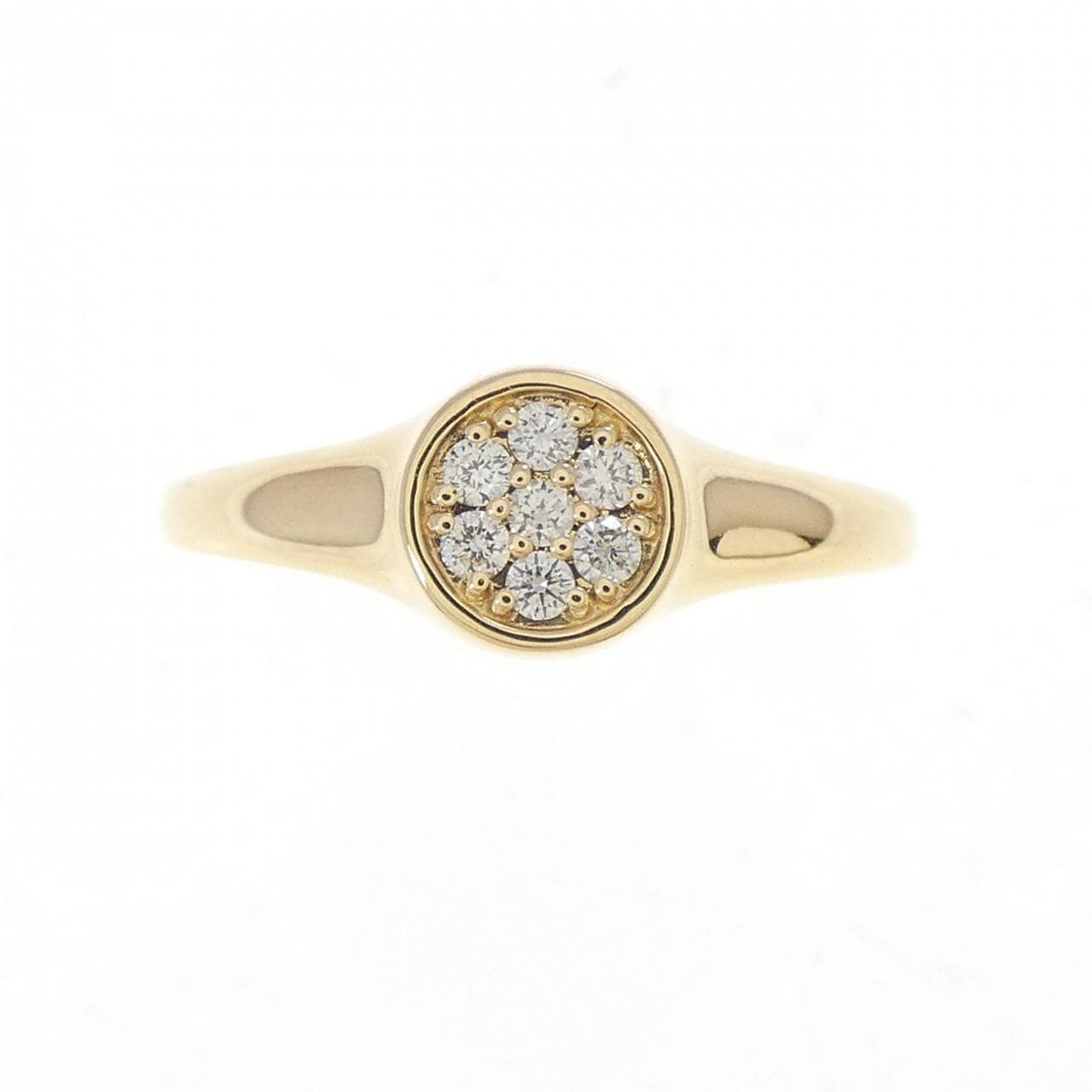 K18YG ダイヤモンド リング 0.10CT
