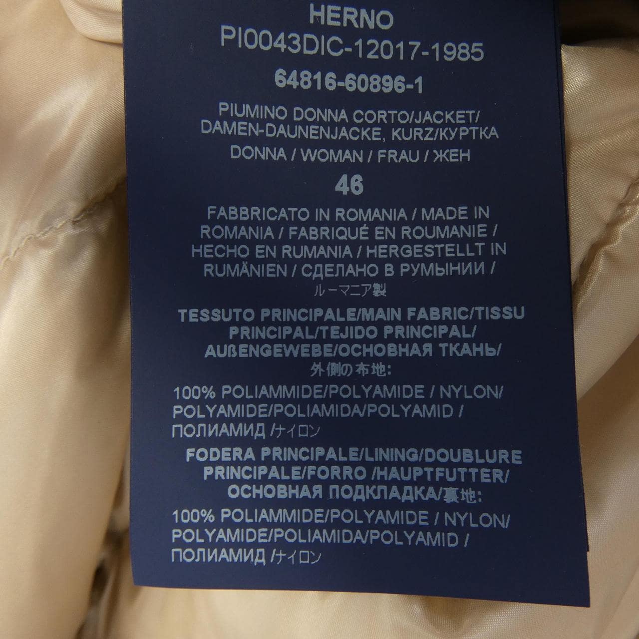 ヘルノ Herno AMINTA イコニコ ICONICO PI0043DIC ダウンジャケット