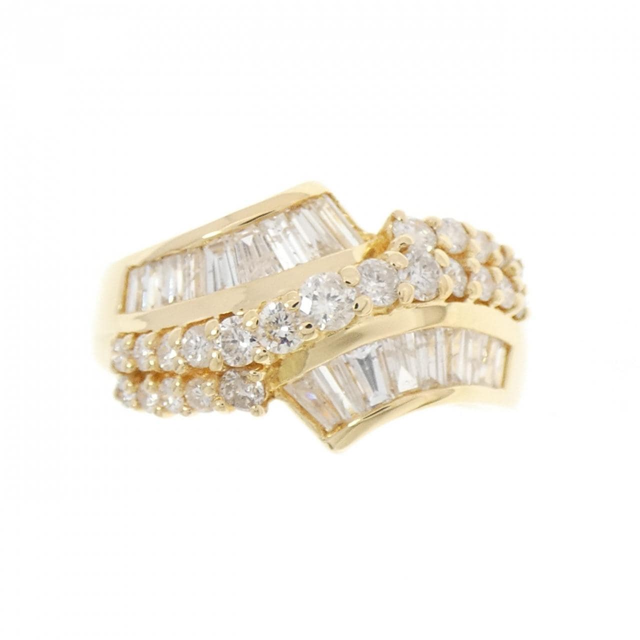 K18YG ダイヤモンド リング 1.05CT