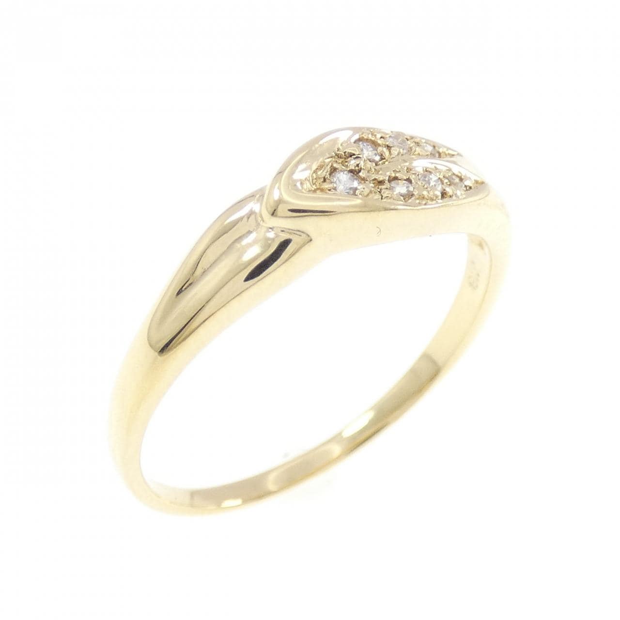 K18YG ダイヤモンド リング 0.04CT