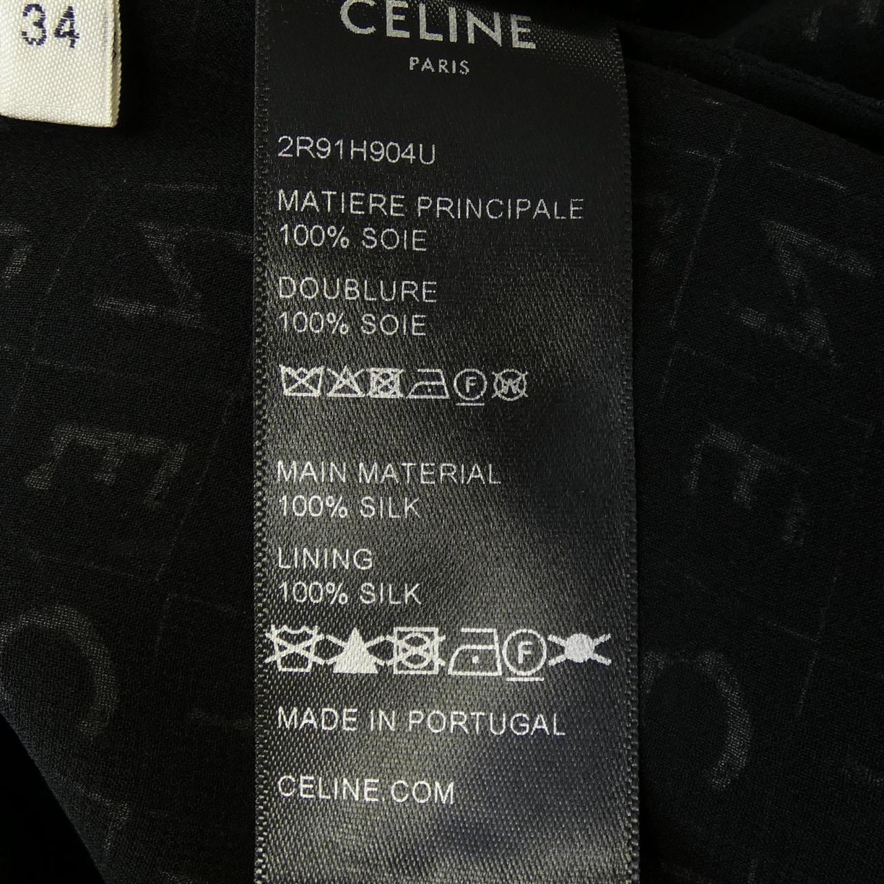 セリーヌ CELINE ラヴェリエール ミニドレス トリオンフ TRIOMPHE 2R91H904U ワンピース