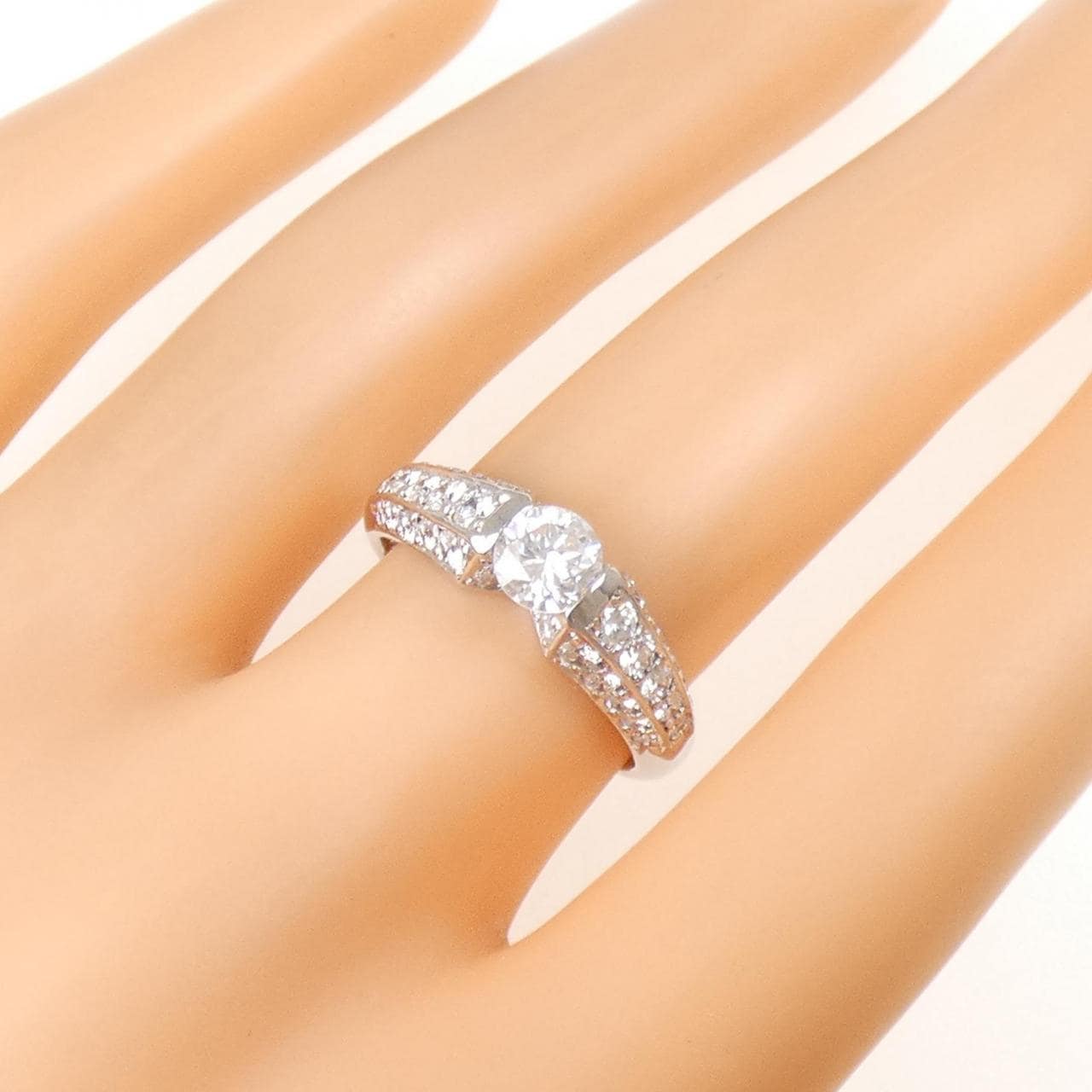 PT900 ダイヤモンド リング 0.586CT
