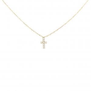 アーカー クロスパヴェ ネックレス 0.05CT