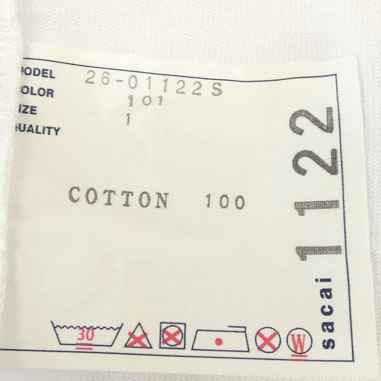 サカイ SACAI geoff sacai by Geoff Mcfetridge Print 26-01122S UNISEX Tシャツ