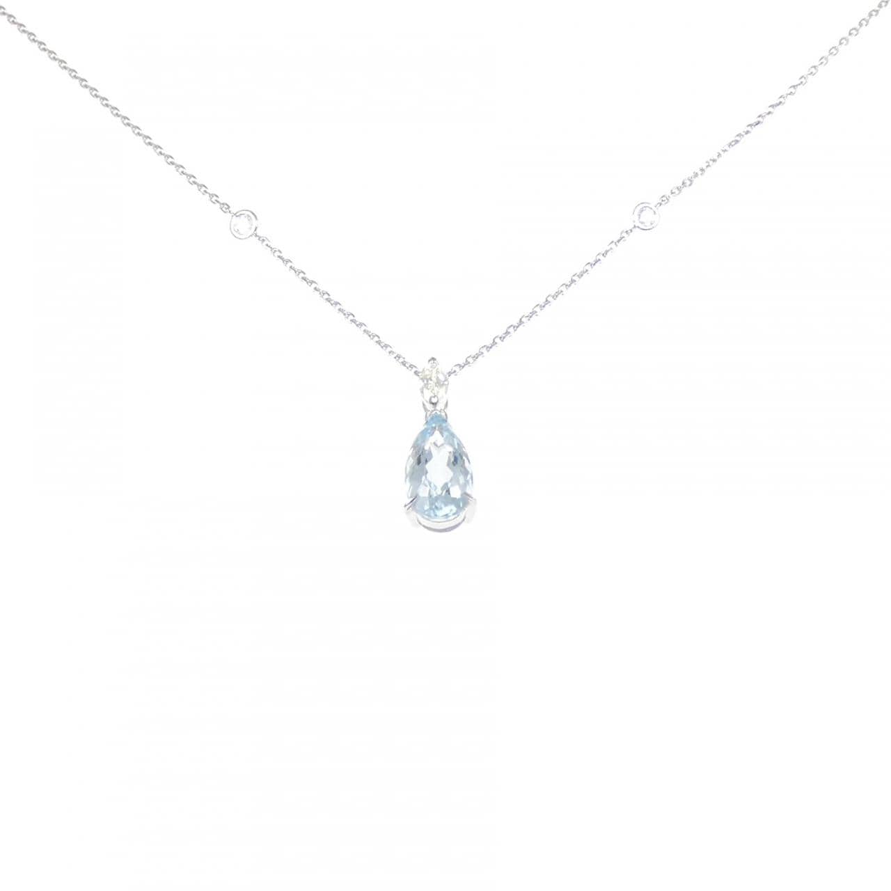 PT900/PT850 アクアマリン ネックレス 2.95CT