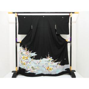 留袖　羽田登喜男　花菱