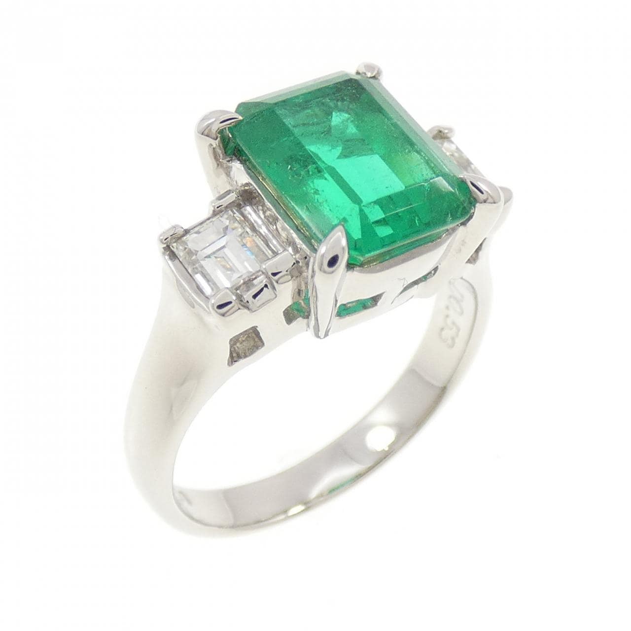PT900 エメラルド リング 2.45CT コロンビア産