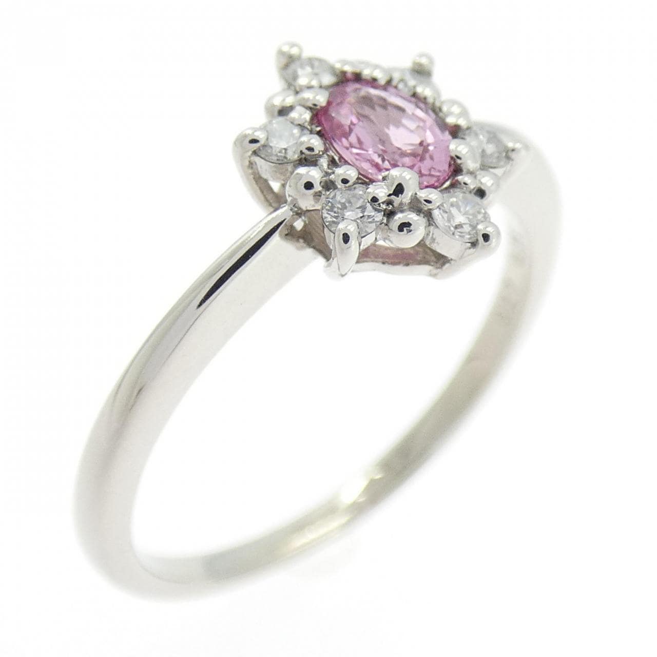 PT900蓝宝石戒指0.27CT