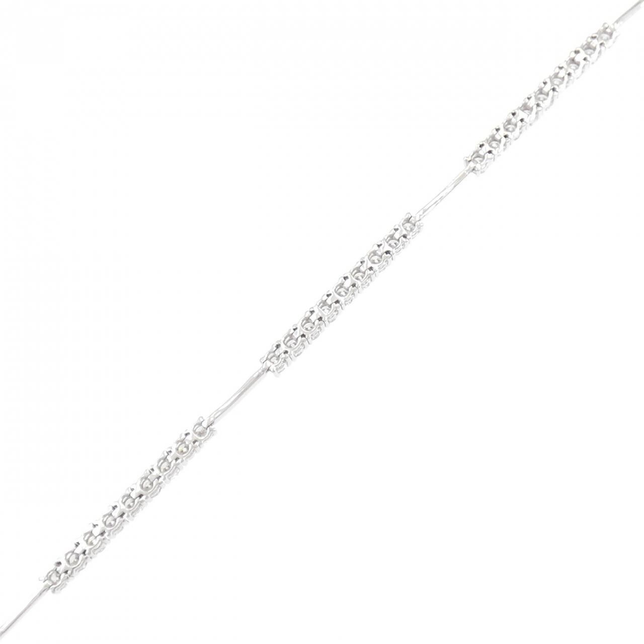 K18WG鑽石手鍊3.00CT