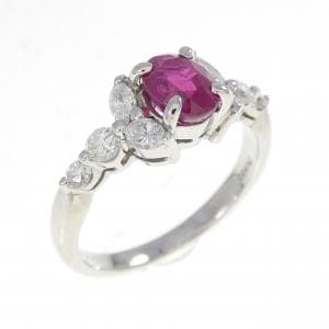 PT900 ルビー リング 1.02CT