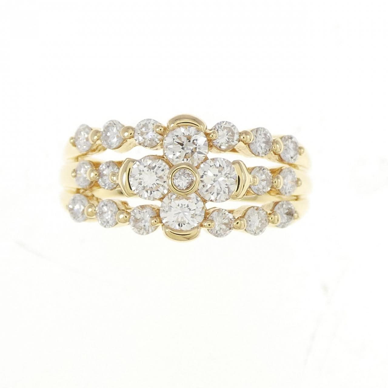 K18YG ダイヤモンド リング 1.00CT