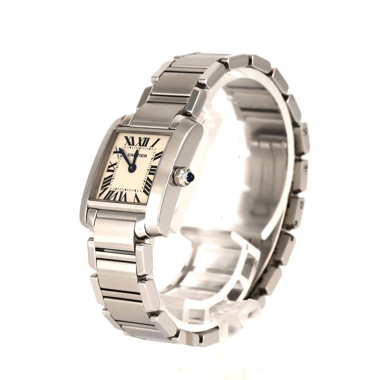カルティエ タンクフランセーズSM W51008Q3 SS クォーツ