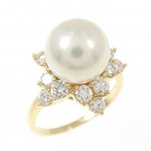 K18YG アコヤパール リング 9.1mm