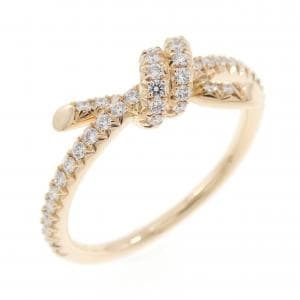 ティファニー ノット リング 0.19CT
