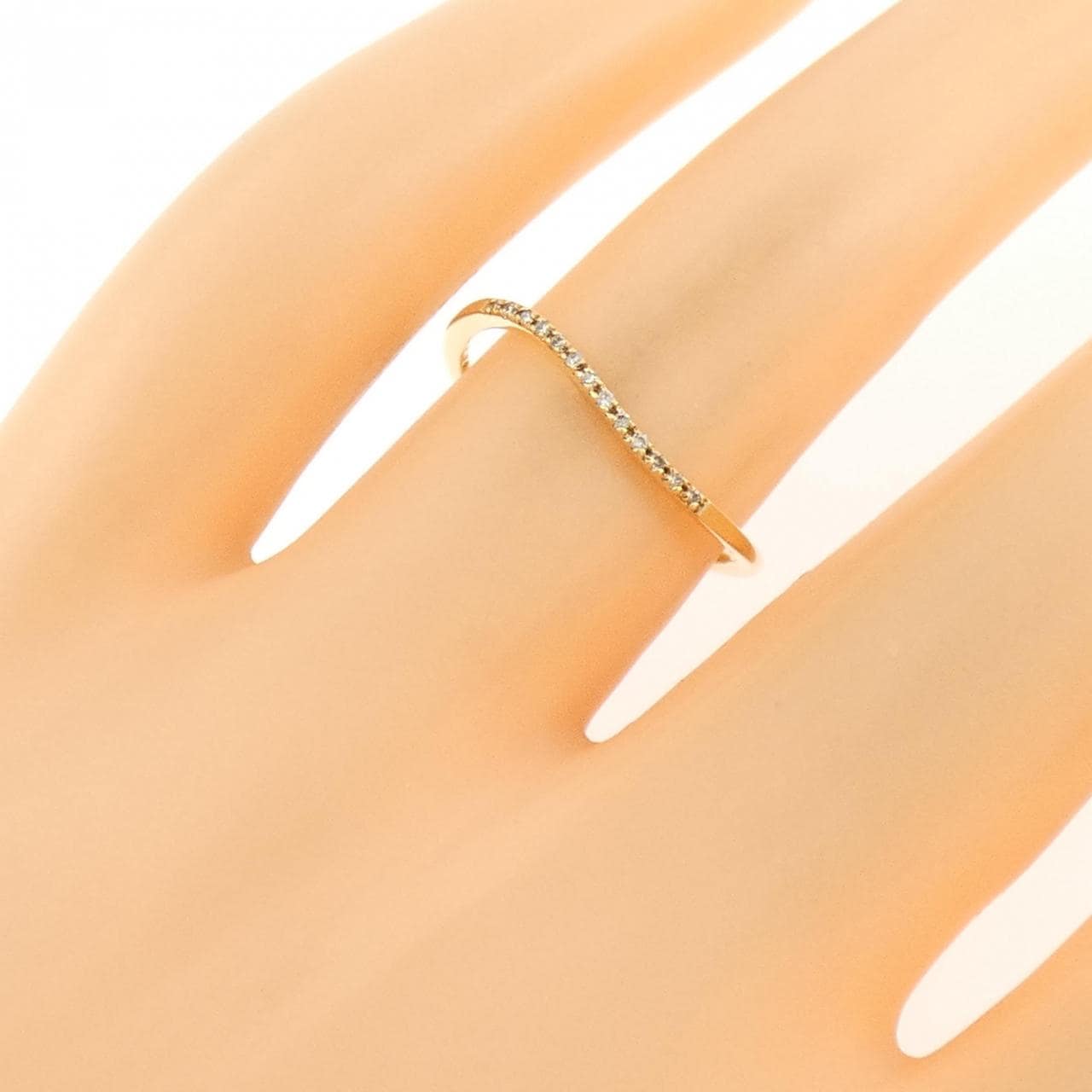 アガット ダイヤモンド リング 0.04CT