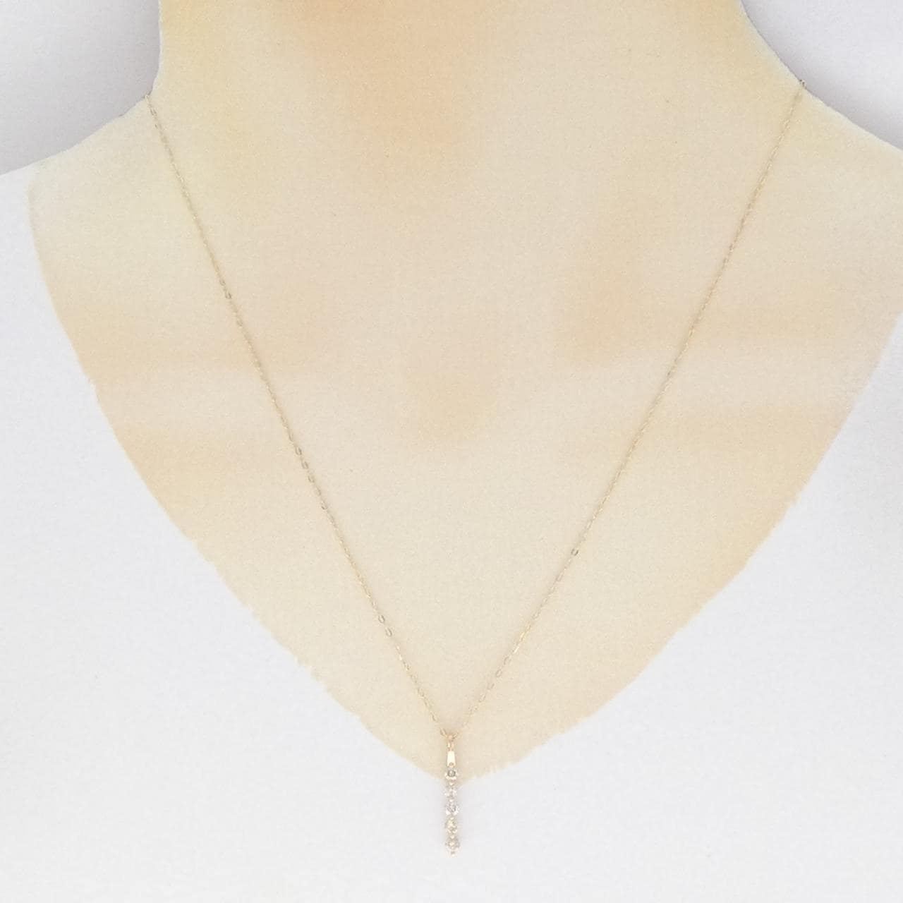 K18PG/K18YG ダイヤモンド ネックレス 0.30CT