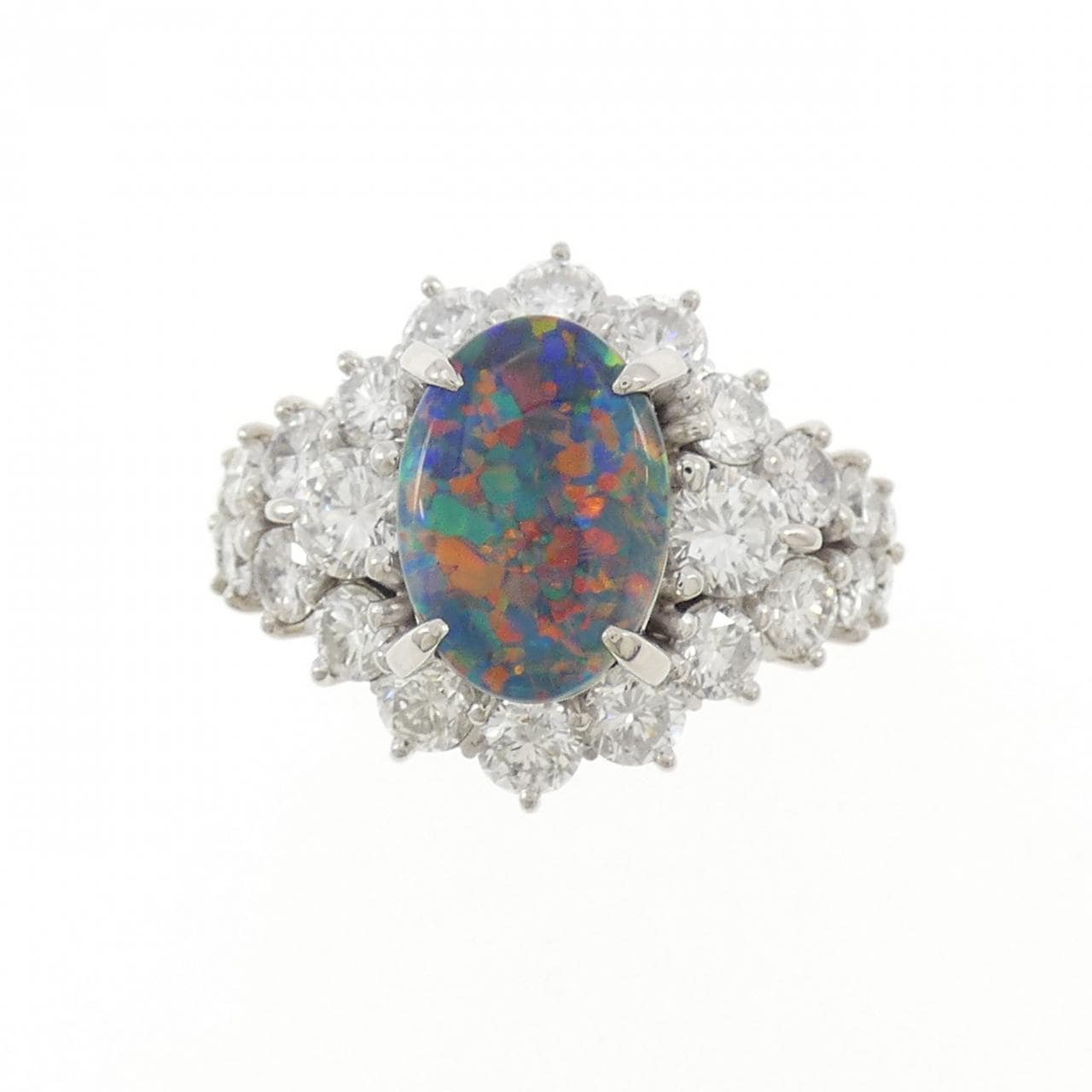 PT900 ブラックオパール リング 2.40CT