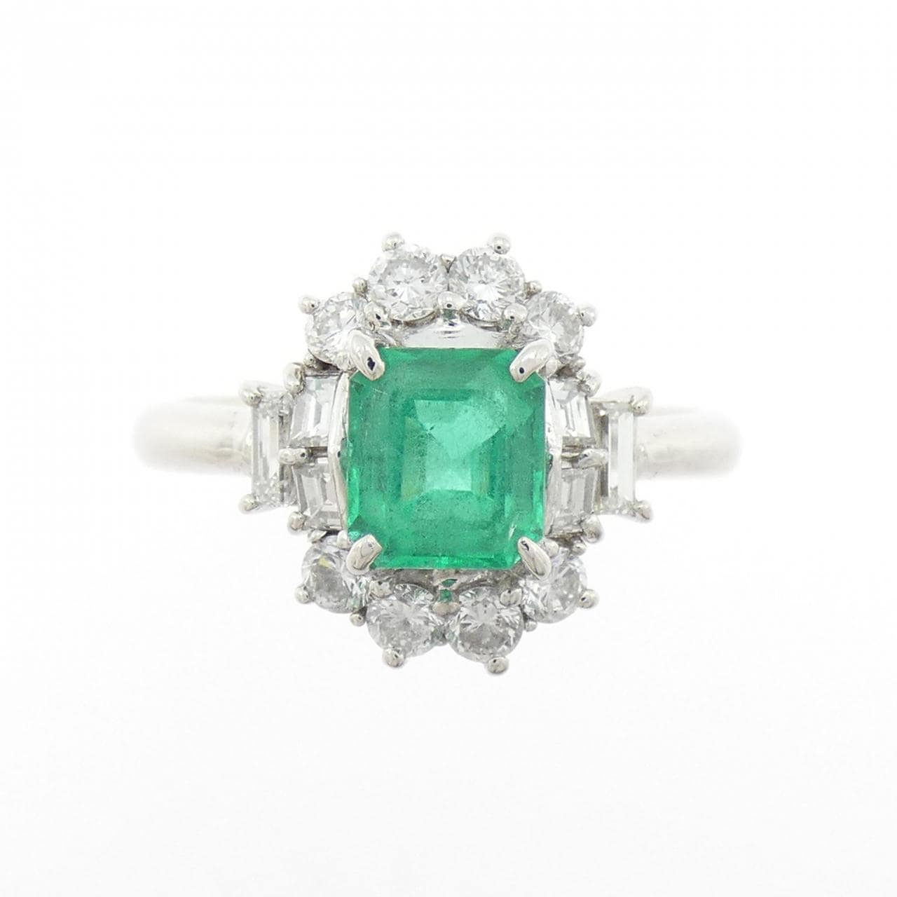PT900 エメラルド リング 1.077CT