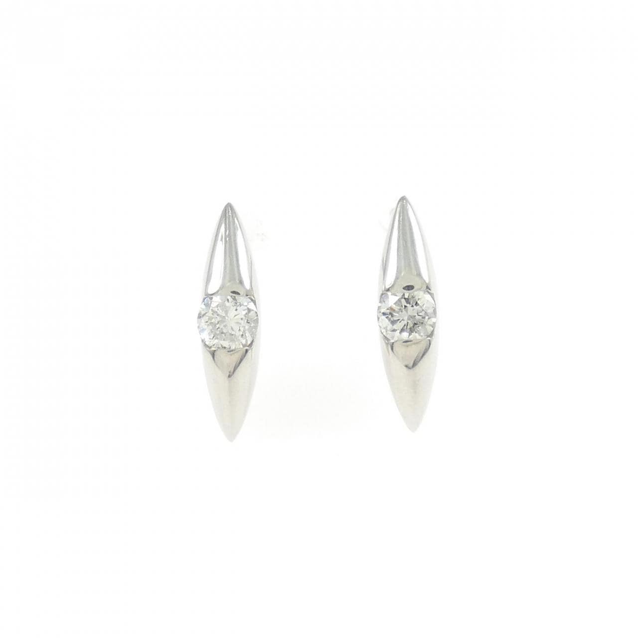 PT900 ダイヤモンド ピアス 0.20CT